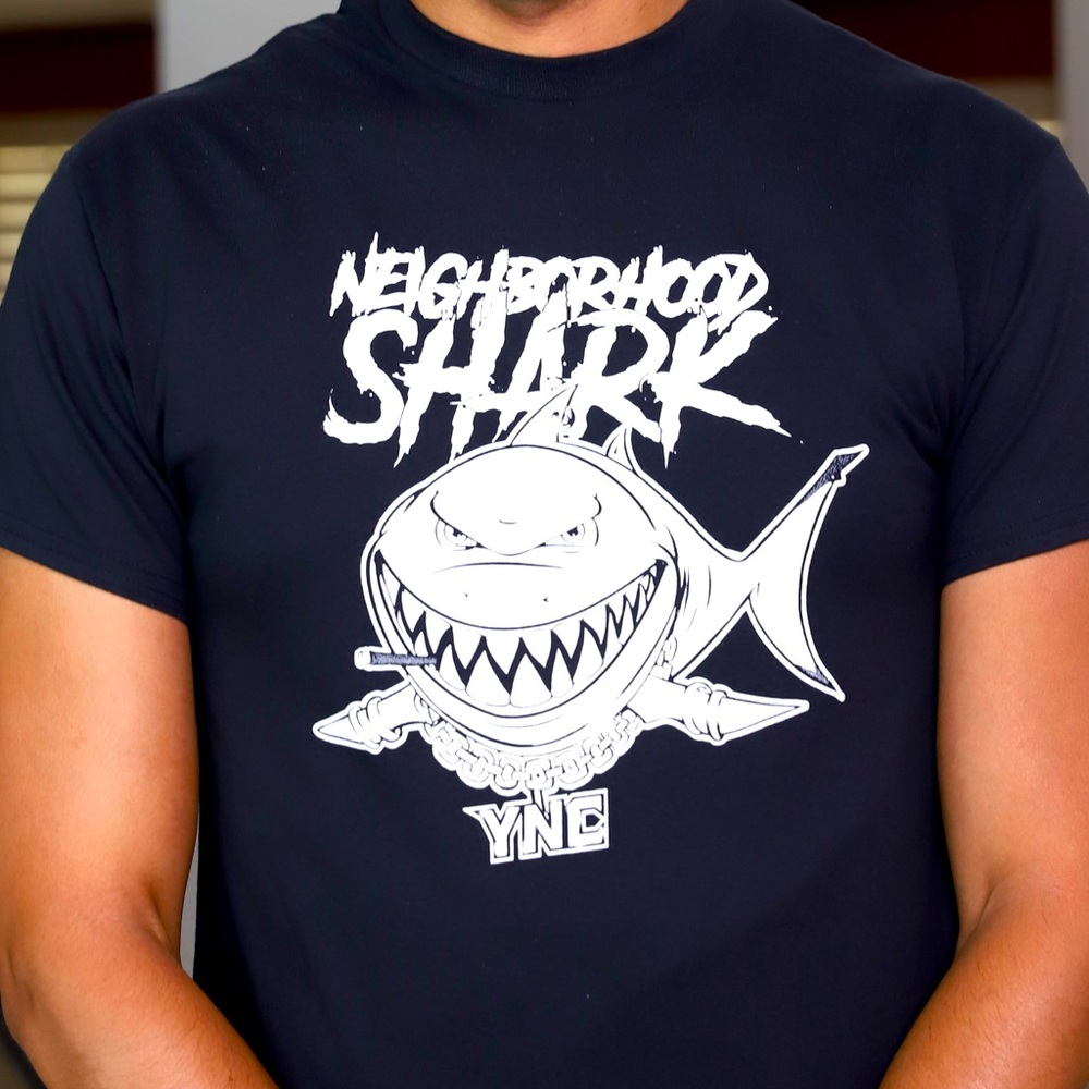 Neighborhood Shark short sleeve t shirt by YNC Crashout